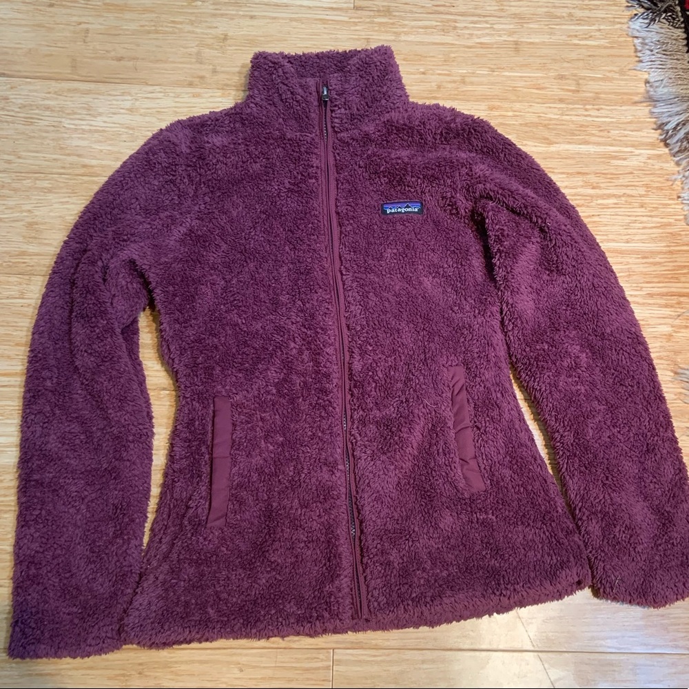 Fuzzy patagonia full zip jacket